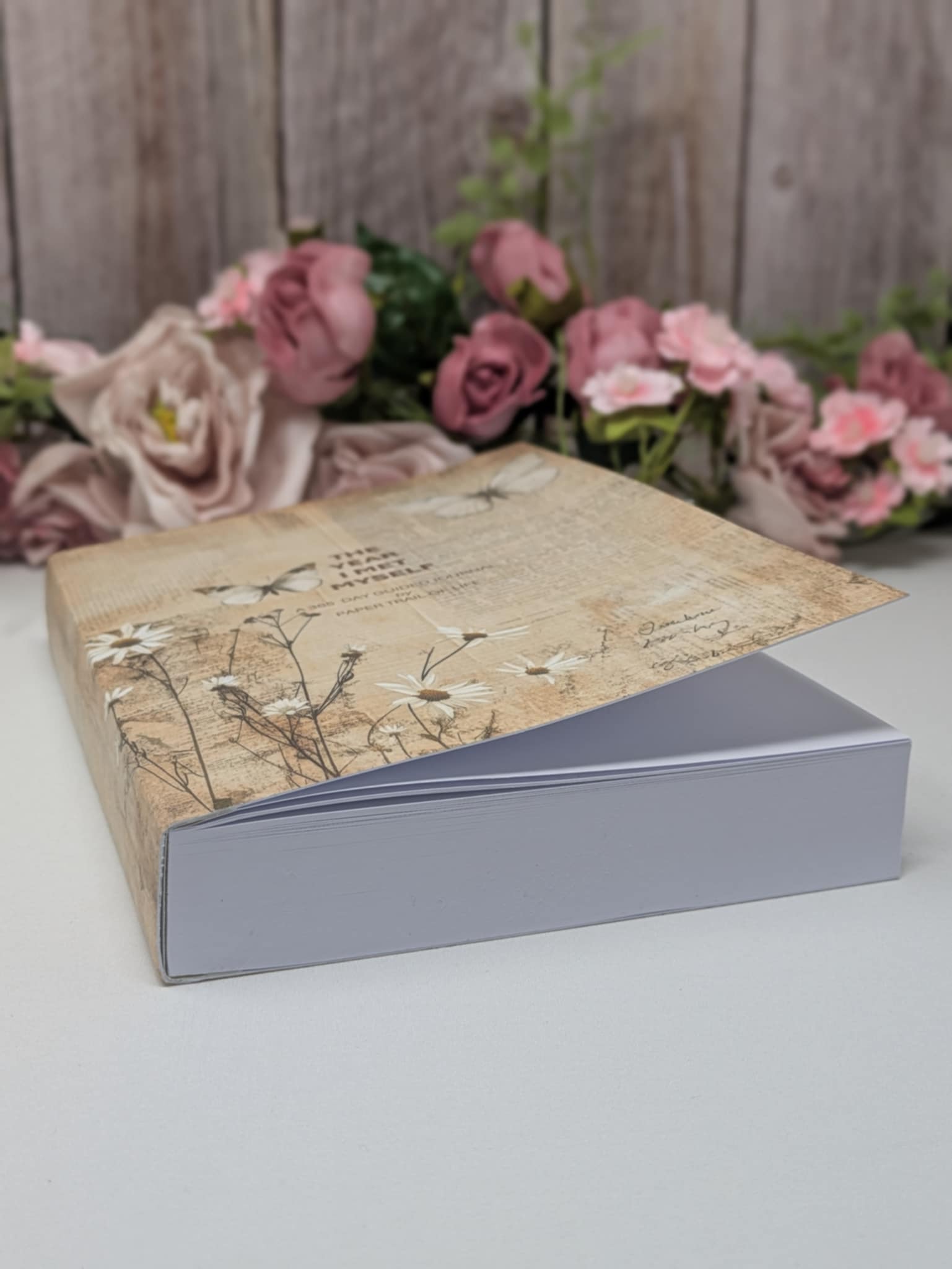 12 Month Self Reflection Journal Butterfly