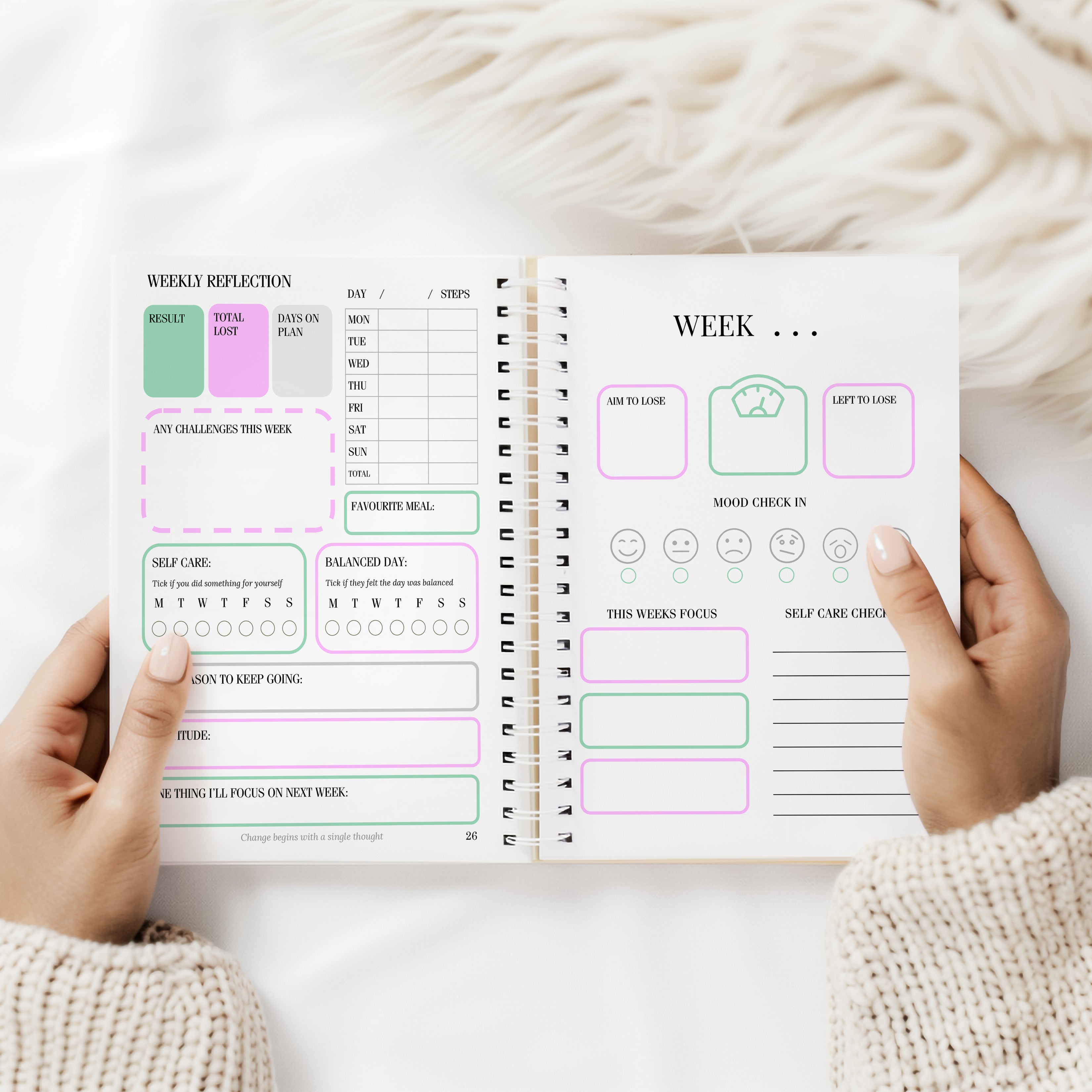 12 Week Wellness Journal - Spring Bike Ride