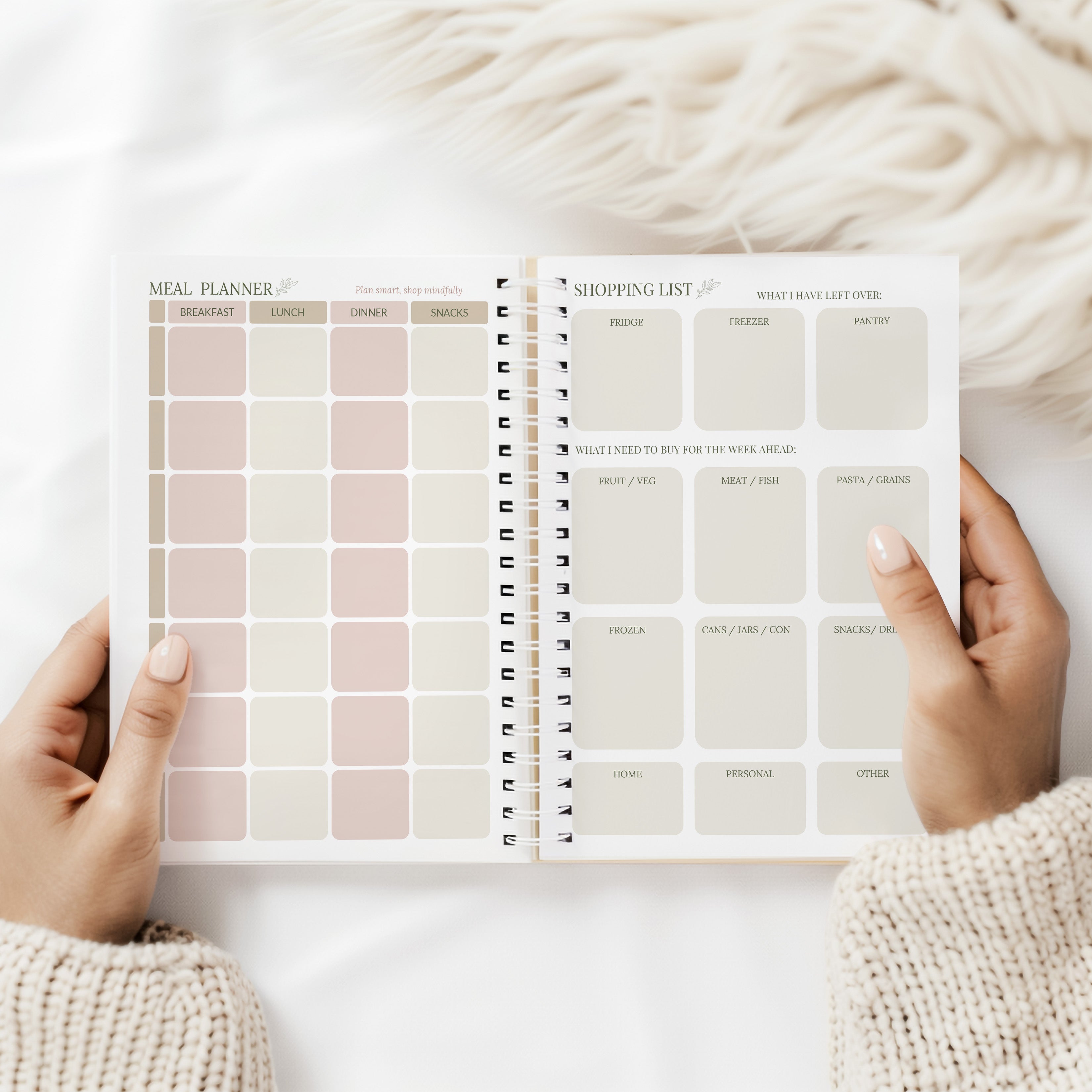 12 Week Wellness Journal - Linen
