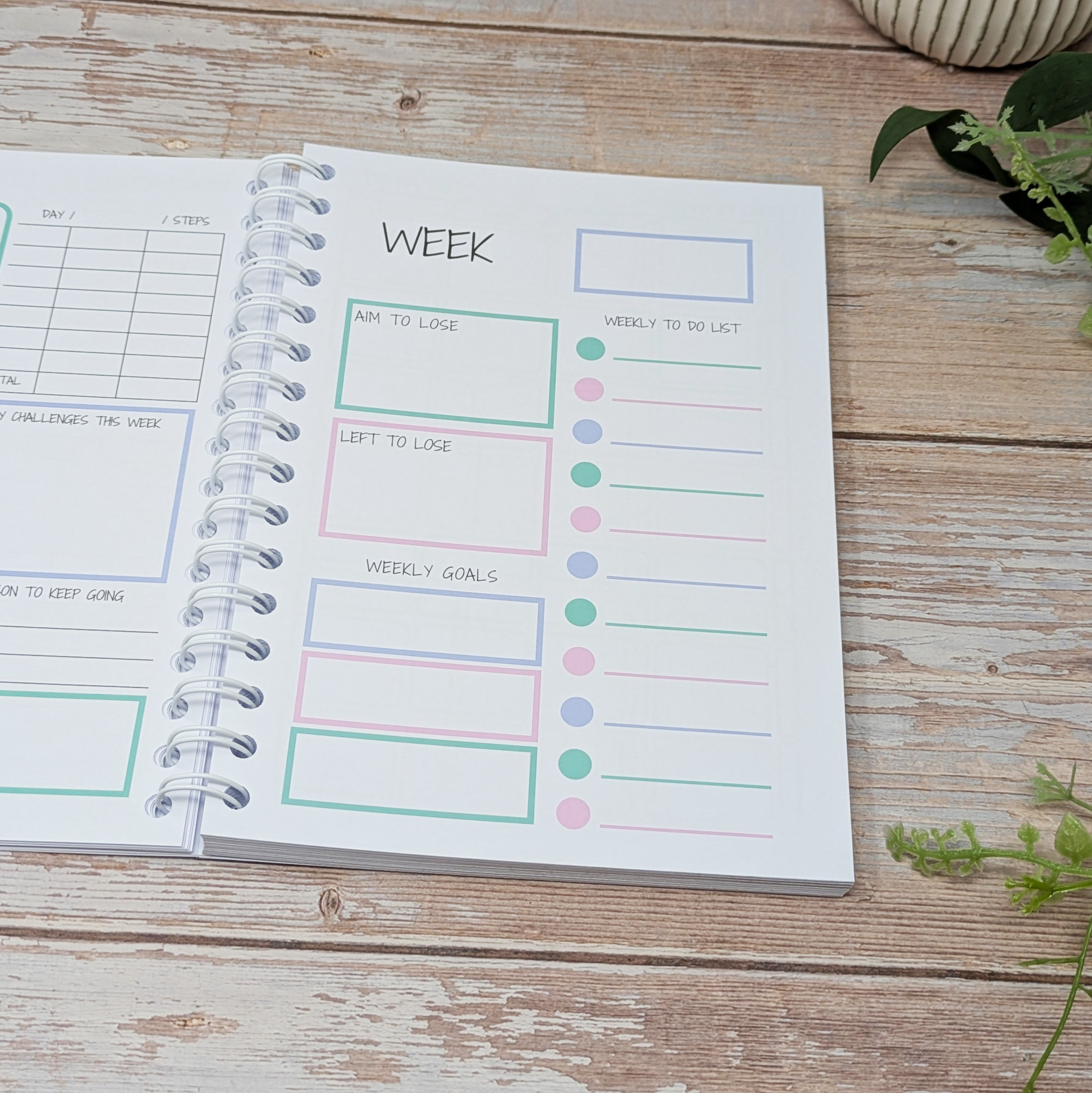 12 Week Wellness Journal - Pastel Self Care