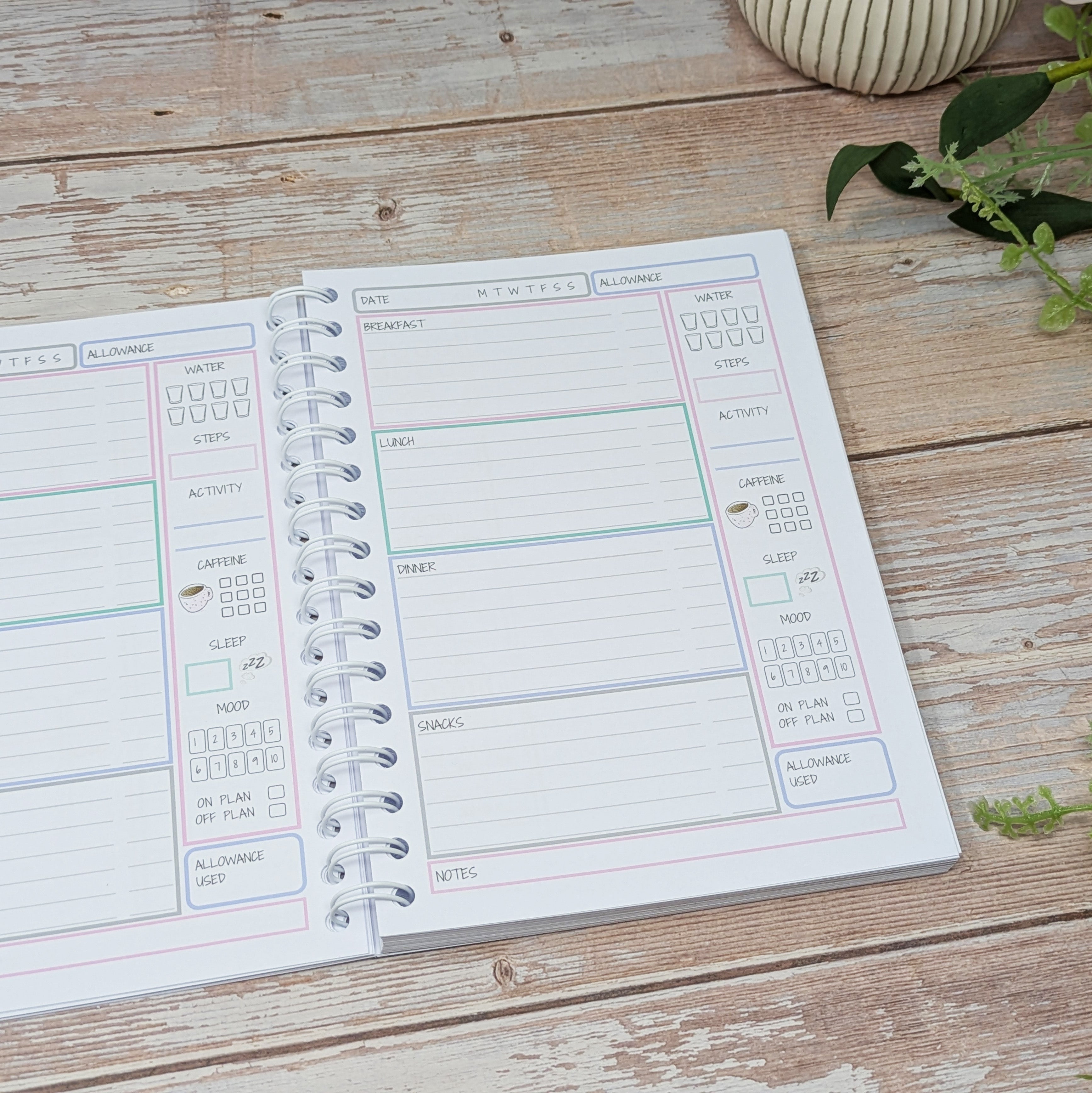 12 Week Wellness Journal - Pastel Self Care