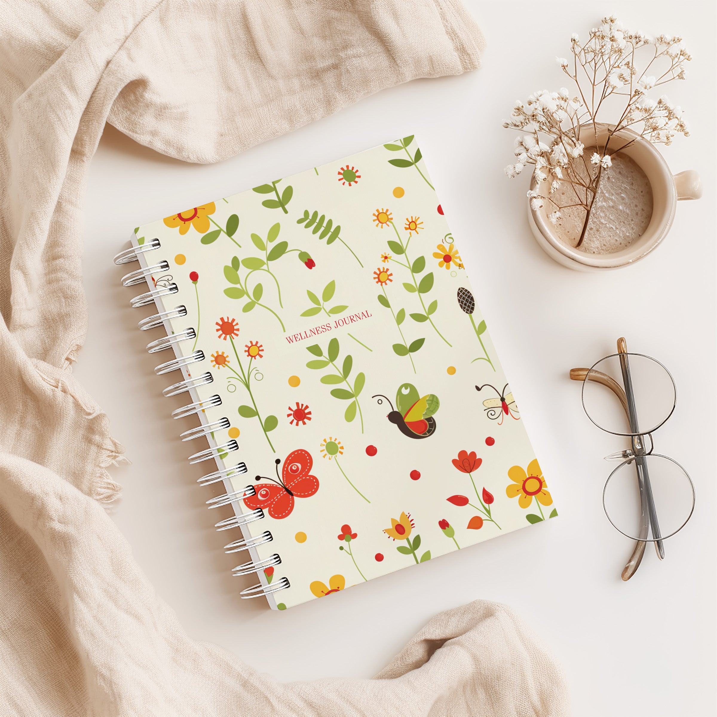 12 Week Wellness Journal - Bufferly & Leaves