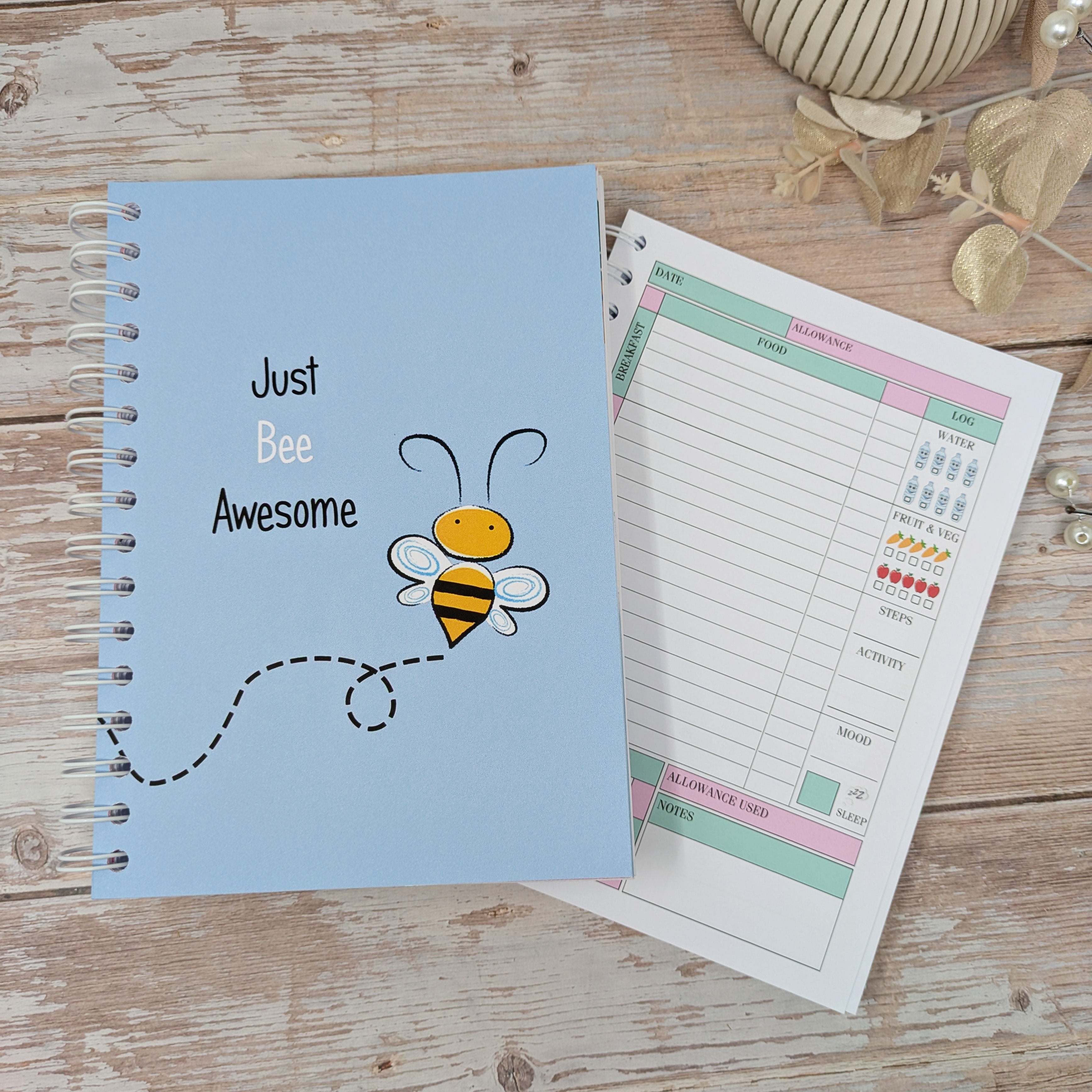Food Diary - Deluxe Cals - Just Bee Awesome