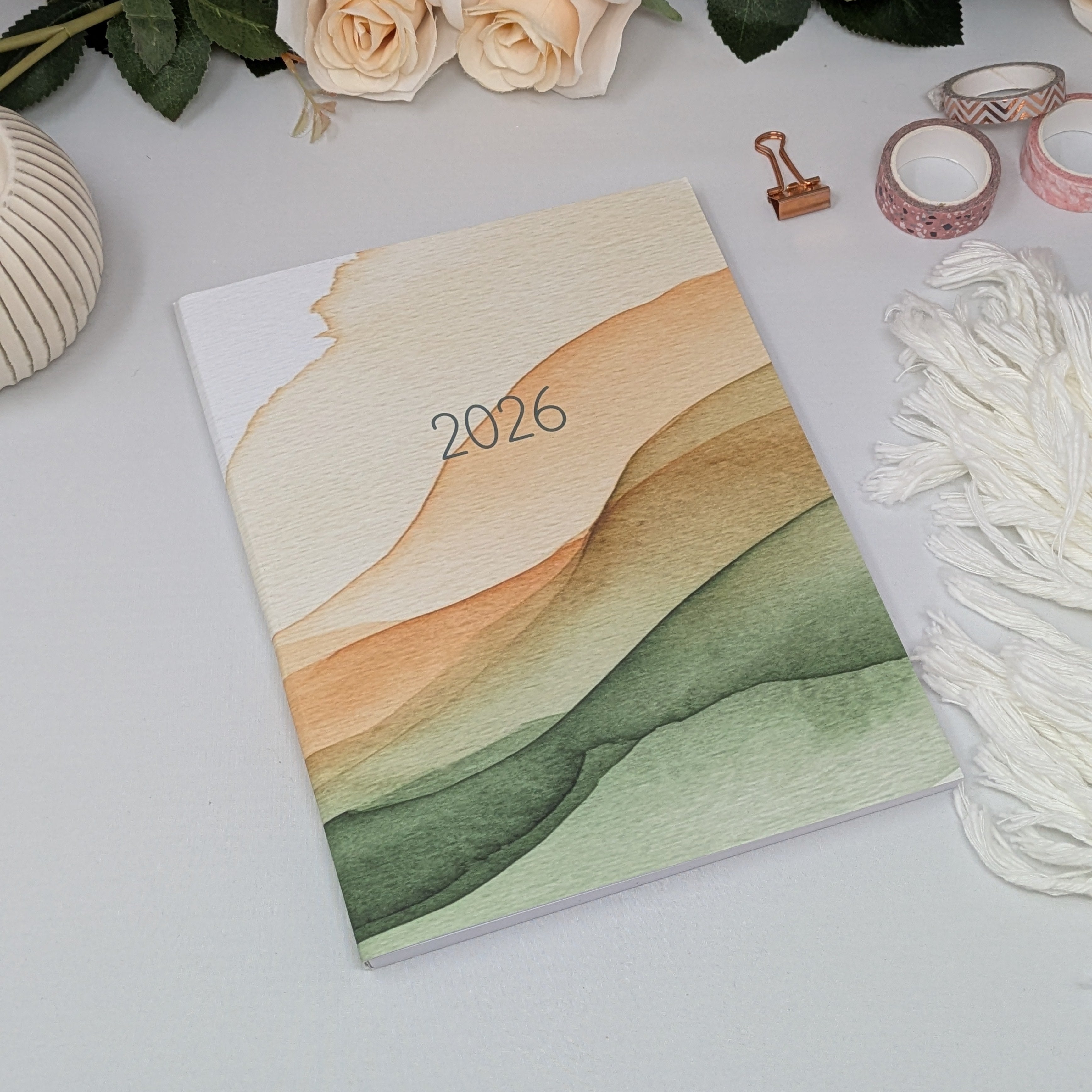 2026 Dated Weekly Planner - Watercolour