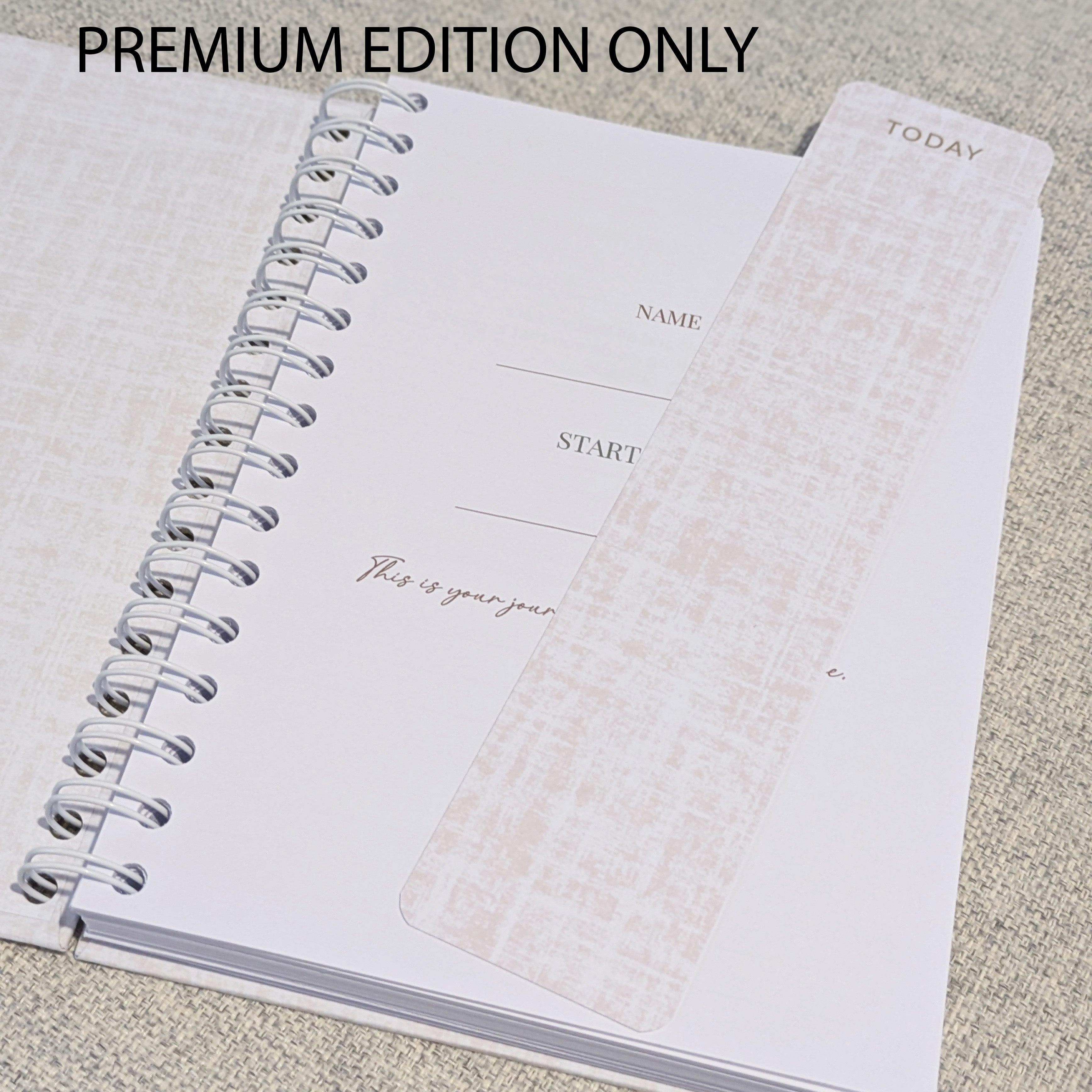 12 Week Wellness Journal - Linen