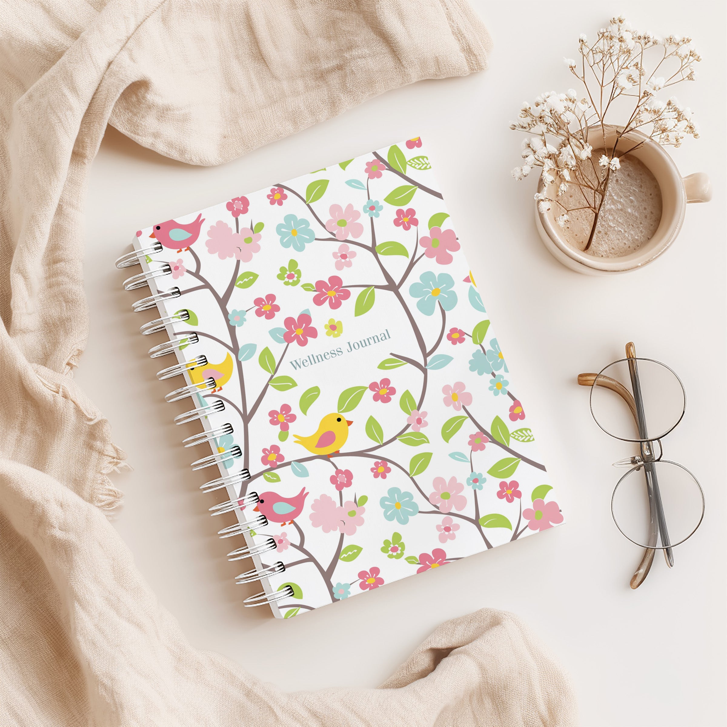 12 Week Wellness Journal - Spring Branches