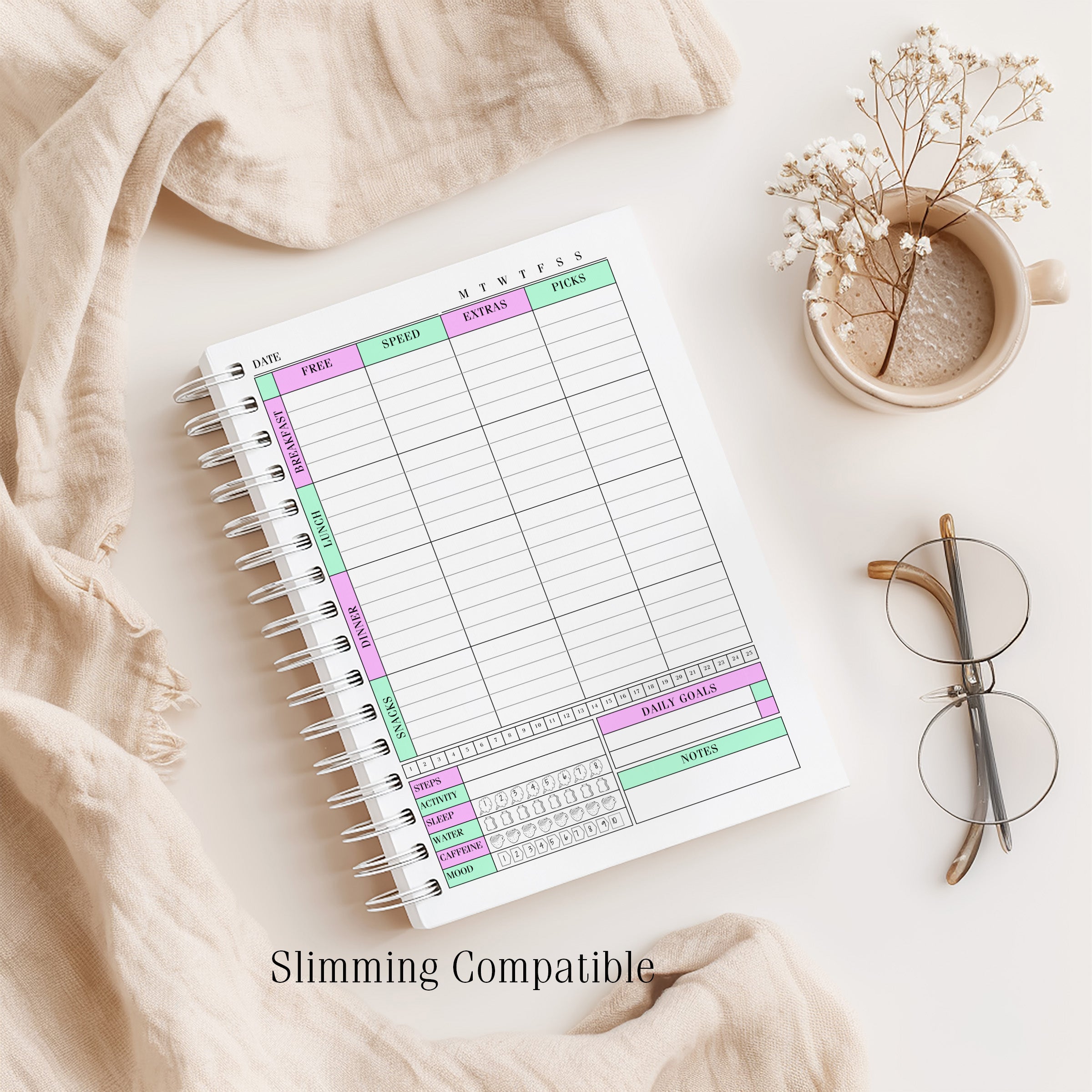 12 Week Wellness Journal - Slimming Group Compatible